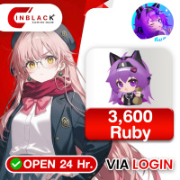 Rubii - 3600 Ruby (19.99$) Top up via LOGIN By Inblack Open 24 hr.