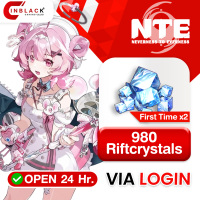 Neverness to Everness - NTE - 980 + Bonus Riftcrystals 14.99$ Top up Via LOGIN By Inblackm Open 24 hr.