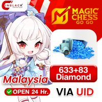 [INSTANT] Magic Chess: Go Go (Malaysia) - 633 + 83 Diamond - Top up UID By Inblackm Open 24 hr.