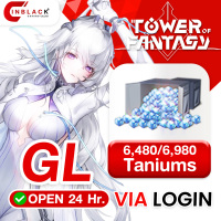 TOWER OF FANTASY (GL)- 6480/6980 Taniums 99.99$ Top up Via LOGIN by Inblackm open 24 hr.