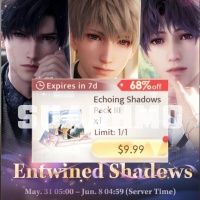 Love and Deepspace - Echoing Shadows Pack III $10 (LOGIN METHOD) **Need Account & Password to login**