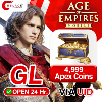 Age of Empires Mobile (GL) - 4999 Apex Coins 49.99$ ( For All ID ) Top up UID By Inblack Open 24 hr.
