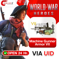 War War Heroes (VVVVH WW II) - Machine Gunner Armor VII Top up UID by Inblackm open 24 hr.