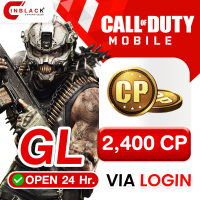Call of Duty: Mobile (GL) - 2400 CP Or (2000 x 2) CP 24.99$ Top up Via LOGIN By Inblack Open 24 hr.