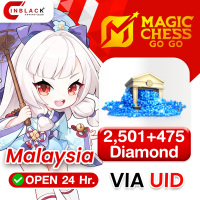 [INSTANT] Magic Chess: Go Go (Malaysia) - 2501 + 475 Diamond - Top up UID By Inblackm Open 24 hr.