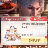 Love and Deepspace - Sweet Indulgence Pack $50 (LOGIN METHOD) **Need Account & Password to login**