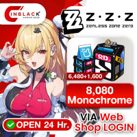 Zenless Zone Zero : 8080 ( 6480+1600 ) Monochrome 99.99$ Top up Web Shop LOGIN By Inblack Open 24 hr