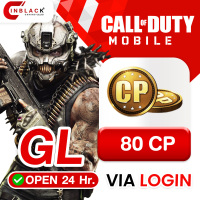 Call of Duty: Mobile (GL) - 80 CP Or (80 x 2) CP 0.99$ Top up Via LOGIN By Inblack Open 24 hr.