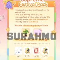 Heartopia - Supreme Festival Pack - Battle Pass $11 (LOGIN METHOD) **Need Account & Password to login**