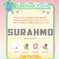 Heartopia - Festival Pack - Battle Pass $5 (LOGIN METHOD) **Need Account & Password to login**