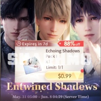 Love and Deepspace - Echoing Shadows Pack I $1 (LOGIN METHOD) **Need Account & Password to login**