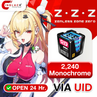 [INSTANT] Zenless Zone Zero - 2240  Monochrome ( 1980+260 )- 29.99$ Top up UID By Inblack Open 24 hr