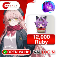 Rubii - 12000 Ruby (49.99$) Top up via LOGIN By Inblack Open 24 hr.