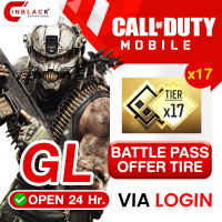 Call of Duty (GL) - BATTLE PASS OFFER TIRE X17 16.99$ Top up via LOGIN By Inblackm Open 24 hr.