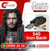 Game of Thrones Kingsroad - 540 Iron Bank Top up Via LOGIN By Inblackm Open 24 hr.