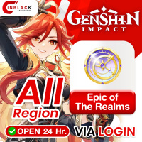 Genshin (All Region) - Epic of The Realms 14.99$ Top up Via LOGIN By Inblackm Open 24 hr.