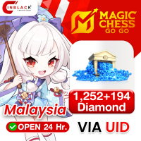 Magic Chess: Go Go (Malaysia)- 1252+194 Diamond Top up UID By Inblackm Open 24 hr.