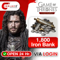 Game of Thrones Kingsroad - 1800 Iron Bank Top up Via LOGIN By Inblackm Open 24 hr.
