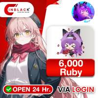 Rubii - 6000 Ruby (29.99$) Top up via LOGIN By Inblack Open 24 hr.