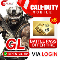Call of Duty (GL) - BATTLE PASS OFFER TIRE X6 10.99$ Top up via LOGIN By Inblackm Open 24 hr.