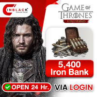 Game of Thrones Kingsroad - 5400 Iron Bank Top up Via LOGIN By Inblackm Open 24 hr.