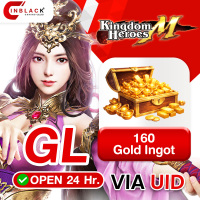 Kingdom Heroes M (SEA) - 160 Gold Ingot Top up UID By Inblack Open 24hr.