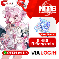 Neverness to Everness - NTE - 6480 + Bonus Riftcrystals 99.99$ Top up Via LOGIN By Inblackm Open 24 hr.