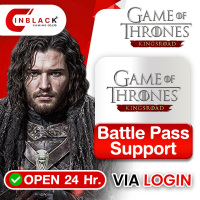 Game of Thrones Kingsroad - Battle Pass Support Top up Via LOGIN By Inblackm Open 24 hr.