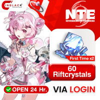 Neverness to Everness - NTE - 60 + Bonus Riftcrystals 0.99$ Top up Via LOGIN By Inblackm Open 24 hr.