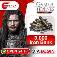 Game of Thrones Kingsroad - 3000 Iron Bank Top up Via LOGIN By Inblackm Open 24 hr.