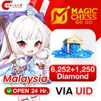 [INSTANT] Magic Chess: Go Go (Malaysia) - 6252 + 1250 Diamond - Top up UID By Inblackm Open 24 hr.