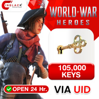 [INSTANT] War War Heroes (VVVVH WW II)  - 105000 KEYS (8750 X 12) Top up UID by Inblackm open 24 hr.