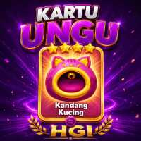 Cards KANDANG KUCING ( CAT ) Ungu MD ( 500 M ) - Higgs Domino HDI or Higgs Games Island HGI - Claim Cards INBOX