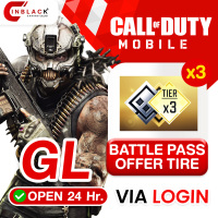 Call of Duty (GL) - BATTLE PASS OFFER TIRE X3 4.99$ Top up via LOGIN By Inblackm Open 24 hr.