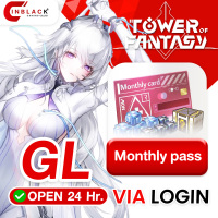 TOWER OF FANTASY (GL)- Monthly pass 4.99$ Top up Via LOGIN by Inblackm open 24 hr.