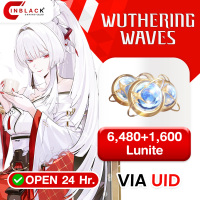 Wuthering Waves - 6480+1600 Lunite ( 99.99 USD ) Top up UID  by Inblackm open 24 hr.