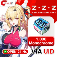 [INSTANT] Zenless Zone Zero - 1090 Monochrome ( 980+110 ) - 14.99$ Top up UID By Inblack Open 24 hr