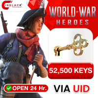 [INSTANT] War War Heroes (VVVVH WW II) - 52500 KEYS (8750 X 6) Top up UID By Inblackm Open 24 hr.