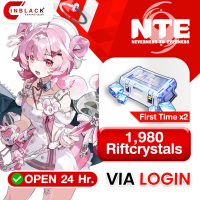 Neverness to Everness - NTE - 1980 + Bonus Riftcrystals 29.99$ Top up Via LOGIN By Inblackm Open 24 hr.