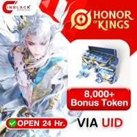 Honor of Kings - 8000+Bonus  or 8360 Token UID by Inblackm open 24 hr.