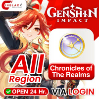 Genshin (All Region) - Chronicles of The Realms 4.99$ Top up Via LOGIN By Inblackm Open 24 hr.