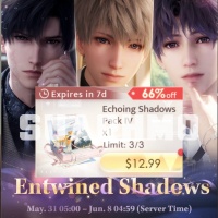 Love and Deepspace - Echoing Shadows Pack IV $13 (LOGIN METHOD) **Need Account & Password to login**