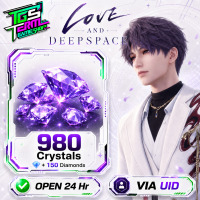 Love and Deepspace  - 980 Crystals+150 Diamonds-Fast Delivery-Open 24 hr - UID