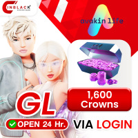 Avakin Life (GL) - 1600 Crowns Top up Web Shop LOGIN By Inblack open 24 hr.