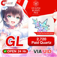 Heaven Burns Red (Global) - 2,720 Paid Quartz ( + 2720 Free First time bonus ) via UID by Inblackm open 24 hr.