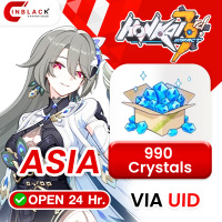 [INSTANT] Honkai Impact 3 (ASIA) - 990 Crystals Top up UID By Inblackm open 24 hr.