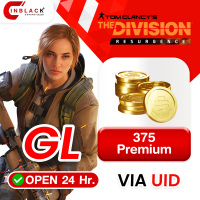 [INSTANT] The Division Resurgence (GL) - 375 Premium Credits 4.99$ Top up UID By Inblackm Open 24 hr.
