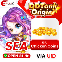DDTank Origin (SEA) - 55 Chicken Coins Top up UID By Inblack Open 24 hr.