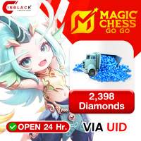 [INSTANT] Magic Chess: Go Go - 2398 ( 2015+383 ) Diamonds via UID by Inblackm open 24 hr.