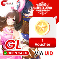 Soul Land New World (GL) - 1 Voucher Top up UID By Inblack Open 24 hr.